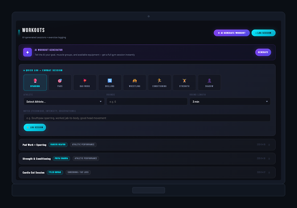 AI Sessions feature